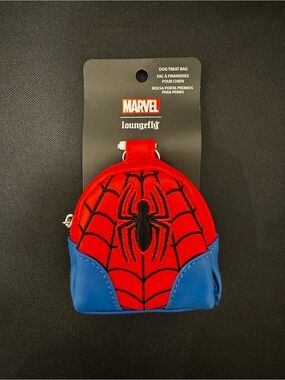 Marvel Loungefly Spider-Man Red & Blue Dog Treat Bag